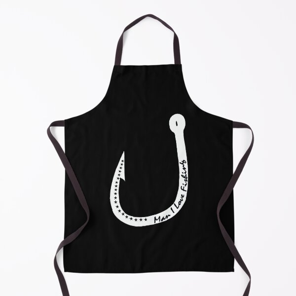 Item preview, MILF, Man I love fishing, with fishing hook in white designed and sold by Manoroma.