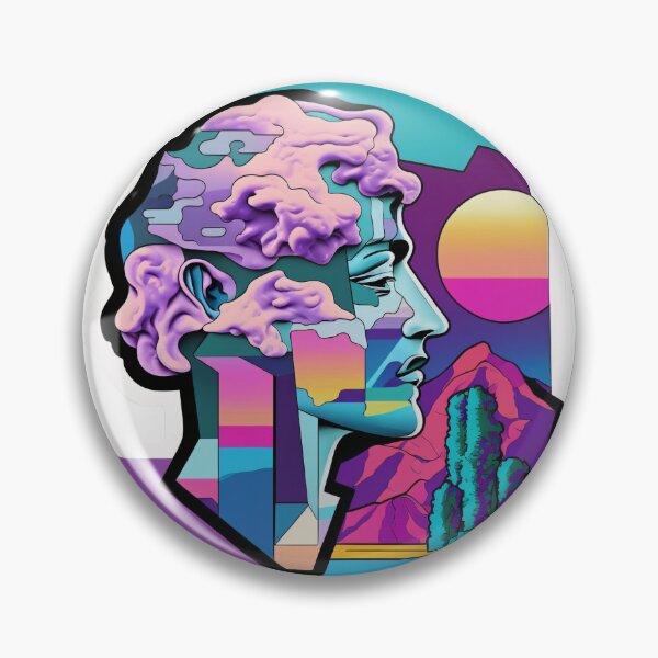 Item preview, Bill The Chiseled God Vaporwave Aesthetic - Synthetic Cubism  designed and sold by Star_.