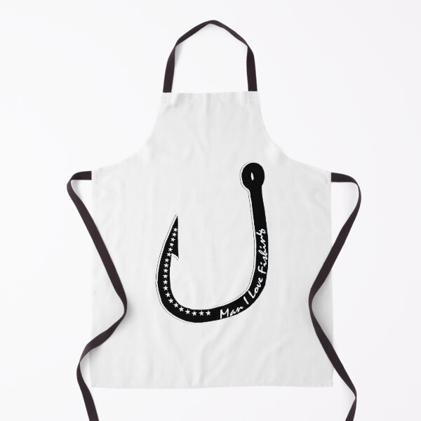 Item preview, MILF, Man I love fishing, with fishing hook in black designed and sold by Manoroma.