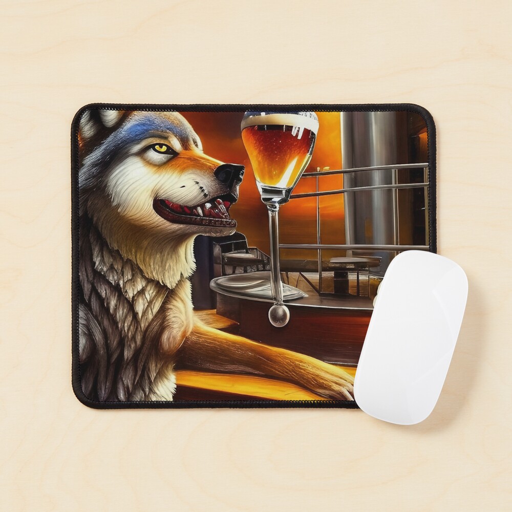 Happy Drunk Wolf