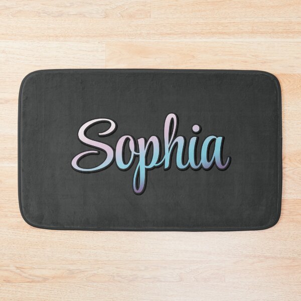 Item preview, Pretty Script Sophia Name in Cool Colors designed and sold by AloraDawnEve.