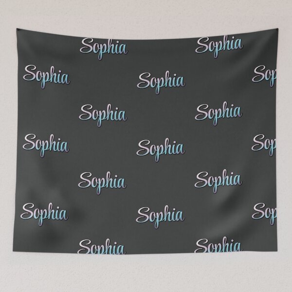 Item preview, Pretty Script Sophia Name in Cool Colors designed and sold by AloraDawnEve.