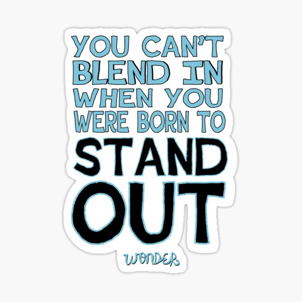 Item preview, You Can't Blend In... designed and sold by Duane Montague.