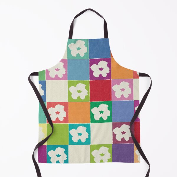 Item preview, DP281-2 Floral Checkerboard Pattern designed and sold by DuckyRubin.