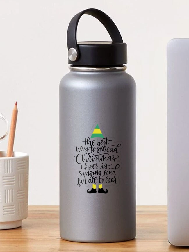 Cheers to the Best Holiday Christmas Water Bottle – Greetings World