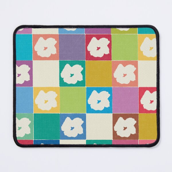 Item preview, DP281-3 Floral Checkered Pattern designed and sold by DuckyRubin.