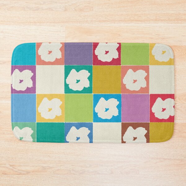 Item preview, DP281-3 Floral Checkered Pattern designed and sold by DuckyRubin.