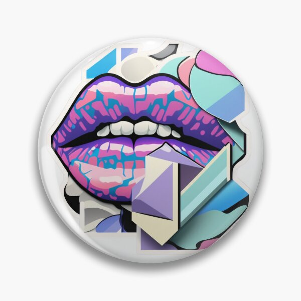 Item preview, Bubble Gum Vaporwave Aesthetic - Big Lip designed and sold by Star_.
