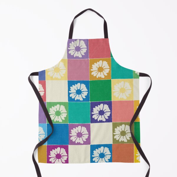 Item preview, DP281-4 Floral Checkerboard Pattern designed and sold by DuckyRubin.