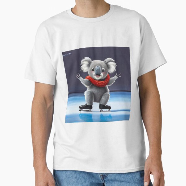 Item preview, Ice skating Koala designed and sold by Steeshirts.