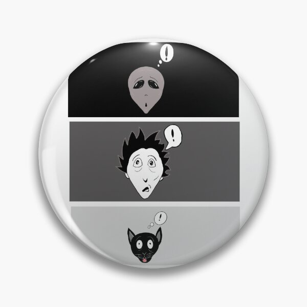 Item preview, Surprised Alien, Man and Cat designed and sold by DMcK Designs.