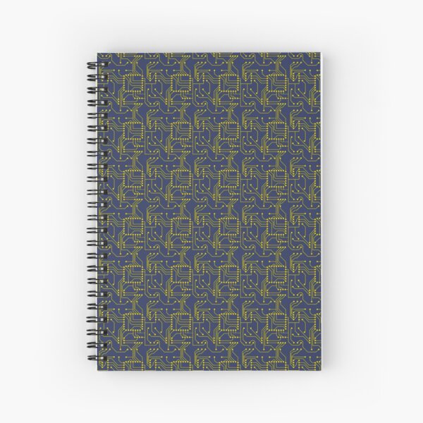 Circuit Board Notebook Blank Spiral Notebook Engineer Programmer Cyberpunk  Computer School Supplies Compsci Computer Science 