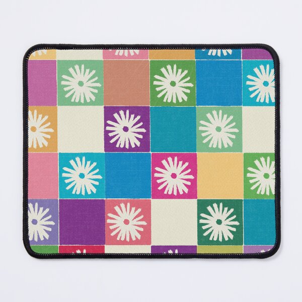 Item preview, DP281-5 Floral Checkered Pattern designed and sold by DuckyRubin.