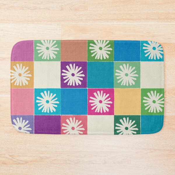 Item preview, DP281-5 Floral Checkered Pattern designed and sold by DuckyRubin.