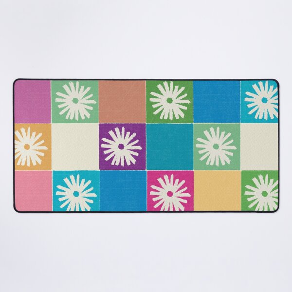 Item preview, DP281-5 Floral Checkered Pattern designed and sold by DuckyRubin.