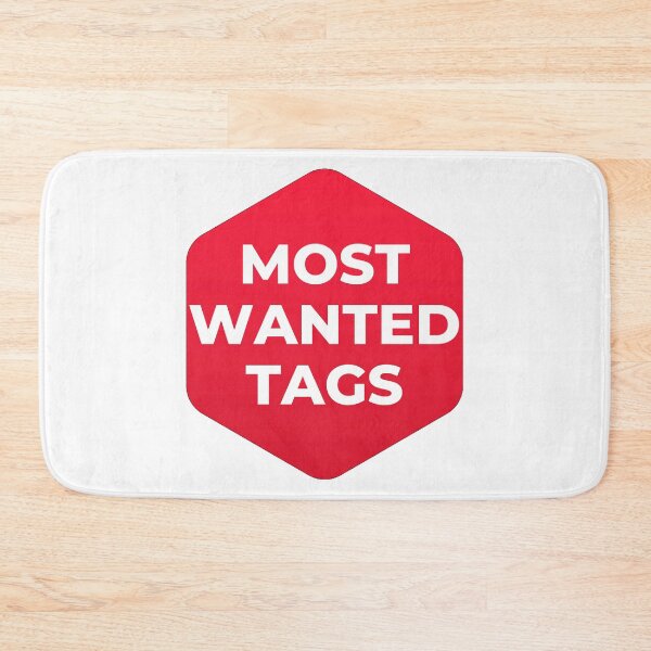 Item preview, Most Wanted Tags designed and sold by designerpriti.