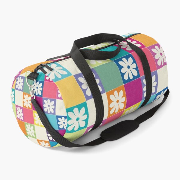 Item preview, DP281-1 Floral Checkered Pattern designed and sold by DuckyRubin.