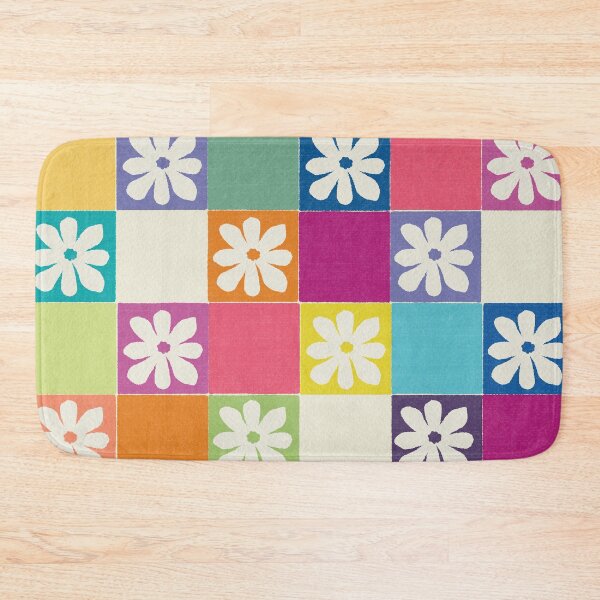 Item preview, DP281-1 Floral Checkered Pattern designed and sold by DuckyRubin.