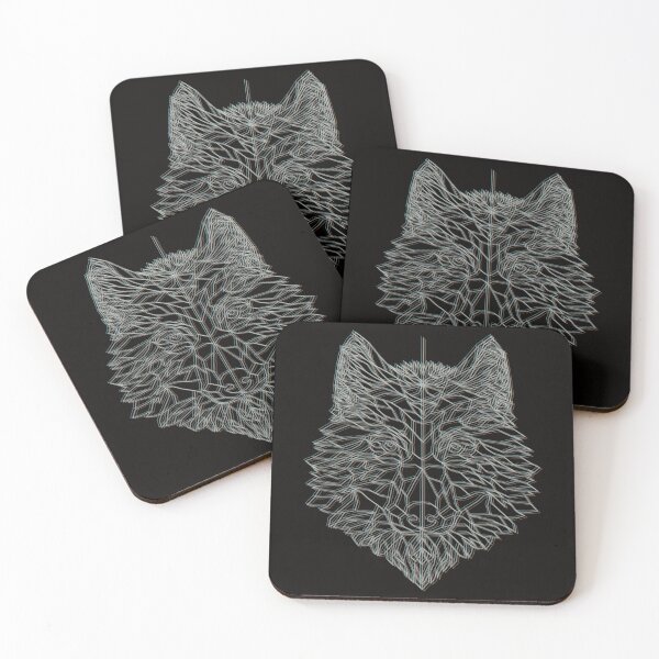 Item preview, Astral Geometric Wolf designed and sold by xenodelic.