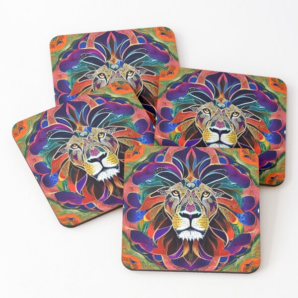 Item preview, Colorful lion design designed and sold by DopeDesign111.