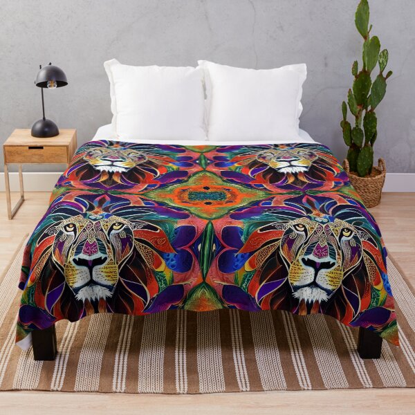 Item preview, Colorful lion design designed and sold by DopeDesign111.