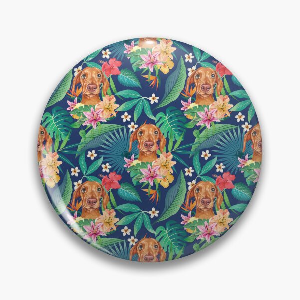 Item preview, Tropical Red Dachshund Doxie 1 designed and sold by lulupetart.