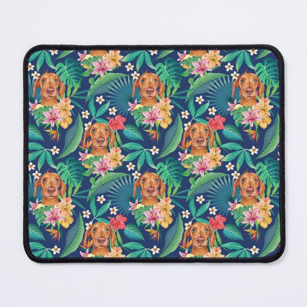 Item preview, Tropical Red Dachshund Doxie 1 designed and sold by lulupetart.