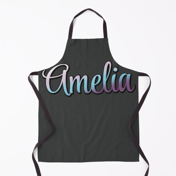 Item preview, Pretty Script Amelia Name in Cool Colors designed and sold by AloraDawnEve.