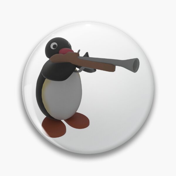 Item preview, penguin with gun designed and sold by RexKlocko.