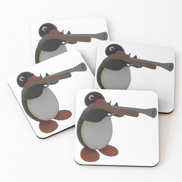 Item preview, penguin with gun designed and sold by RexKlocko.