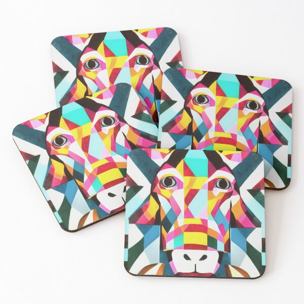 Item preview, Donkey Colorful Fun Geometric Abstract Art designed and sold by taiche.