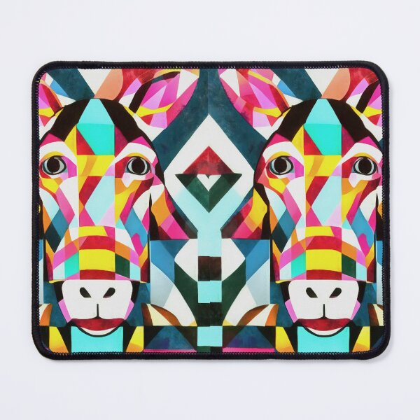 Item preview, Donkey Colorful Fun Geometric Abstract Art designed and sold by taiche.
