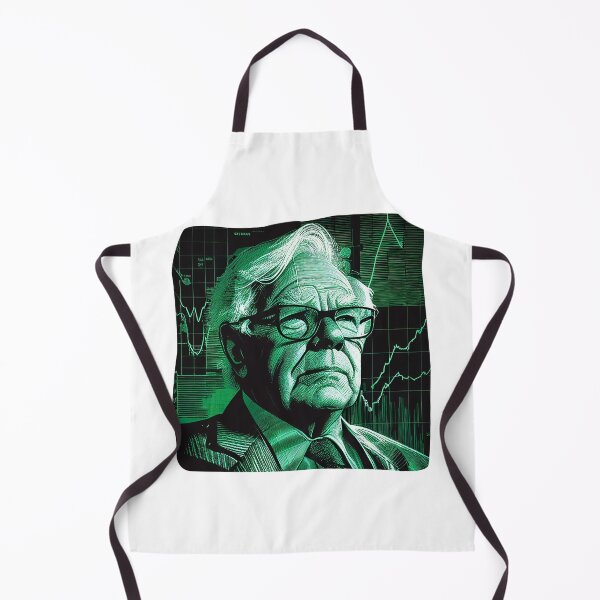 Item preview, Warren Buffett Portrait Illustration designed and sold by NiceGoodBetter.