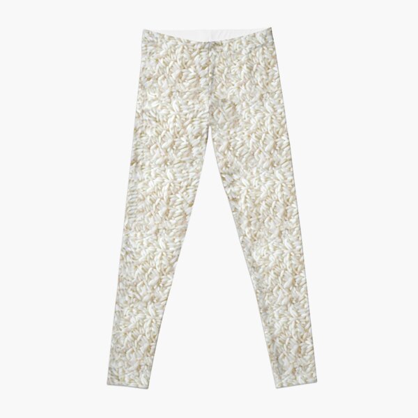 White Rice Leggings