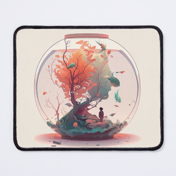 Item preview, Alone in a Fish Bowl Combined with a Terrarium designed and sold by quick-drops.