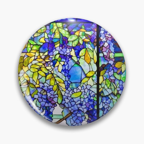 Item preview,  'WISTERIA' TRANSOM WINDOW FROM THE DINING ROOM OF LOUIS COMFORT TIFFANY'S PRIVATE ESTATE  designed and sold by CristalleLisa.