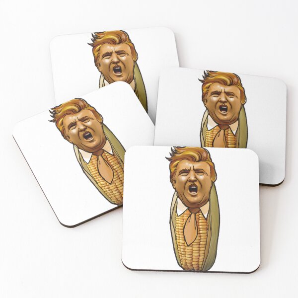 Item preview, Corn on the cob Trump sticker designed and sold by Me-Mes.