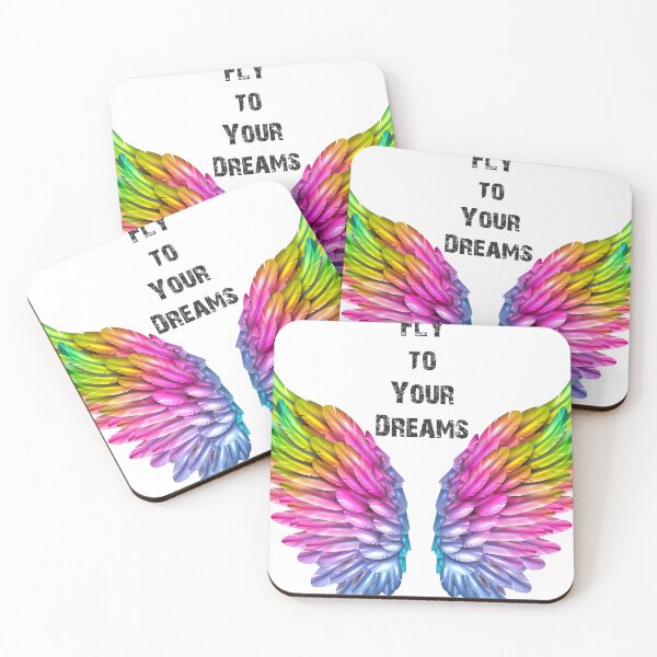 Item preview, colourful wings design designed and sold by Andramedia.
