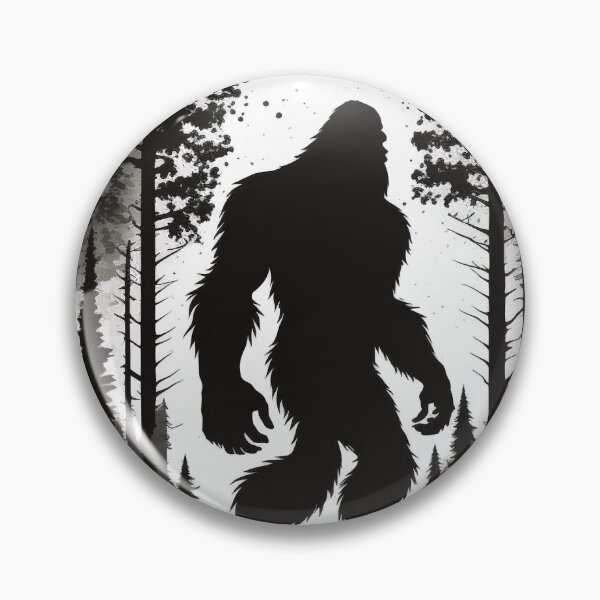 Item preview, Big Foot in trees, sasquatch image designed and sold by thearttist.