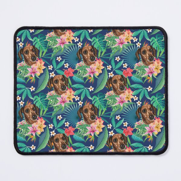 Item preview, Tropical Brown Dachshund Doxie 2 designed and sold by lulupetart.