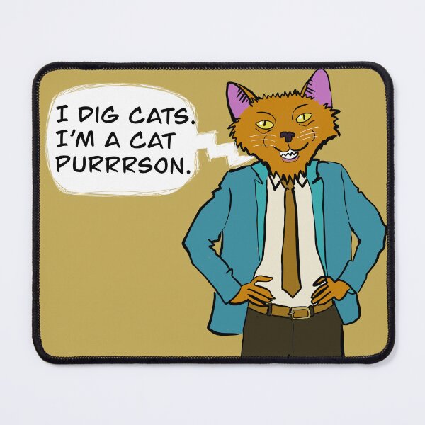 Aperçu de l'œuvre Cat Guy a une opinion créée et vendue par Mouph.