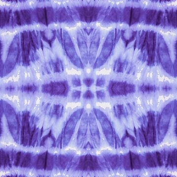 Artwork thumbnail, Tie Dye Violet Twos by Nina May Designs