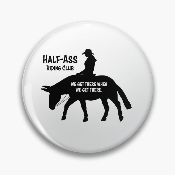 Item preview, Mule Riding Club Version 2 - Black - FEMALE RIDER designed and sold by Melissa Bradshaw.