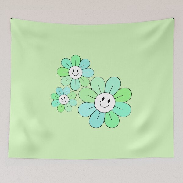 Item preview, Pastel Green Hippie Flowers designed and sold by everything4eva.