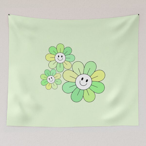 Item preview, Pastel Green Hippie Flowers designed and sold by everything4eva.