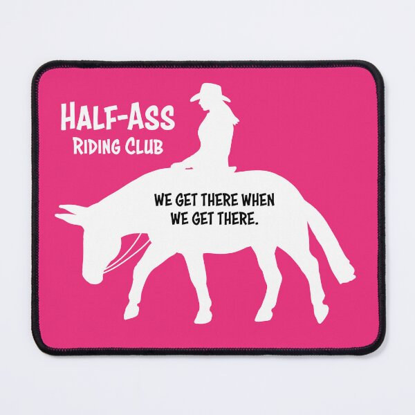 Item preview, Mule Riding Club Version 2 - White - FEMALE RIDER designed and sold by Melissa Bradshaw.