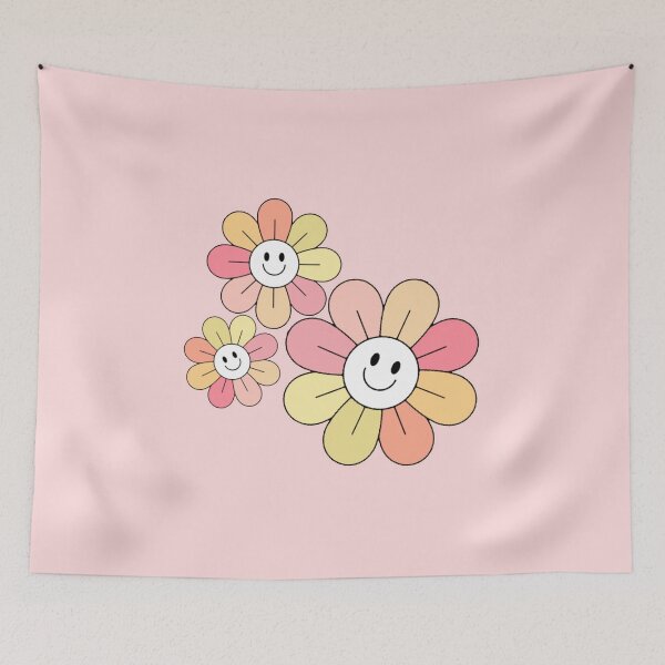 Item preview, Pastel Peach Hippie Flowers designed and sold by everything4eva.