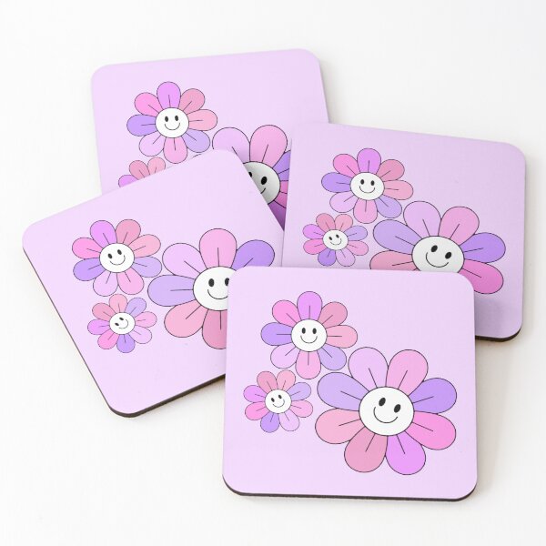 Item preview, Pastel Pink and Purple Hippie Flowers designed and sold by everything4eva.
