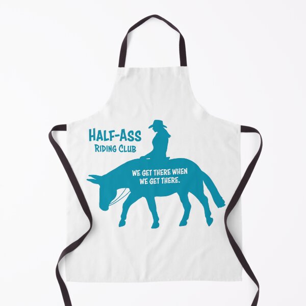 Item preview, Mule Riding Club Version 2 - Teal - FEMALE RIDER designed and sold by Melissa Bradshaw.