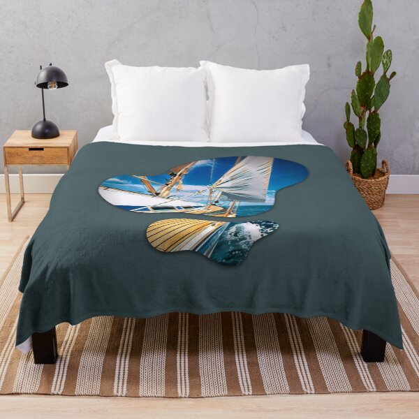 Item preview, Just Sail Print. For a sailor, for an ocean lover, for a sailing lover. designed and sold by Wentoo.